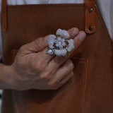 Zircon flower ring