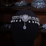 Wedding zircon necklace 12016
