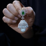 Elegant rhinestone Crystals Woman Earring E001
