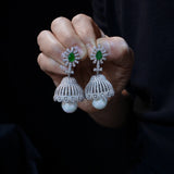 Elegant rhinestone Crystals Woman Earring E001