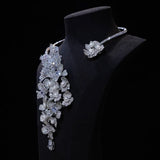 Zircon wedding necklace ASL-0441