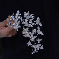 St1-17651 New Irregular Crystal Wedding Headbands