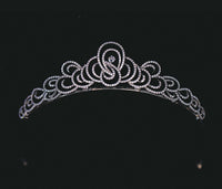Irregular CZ Crystal Bridal Tiaras Hairbands Brides Headband