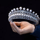 European  Crystals Wedding tiara Hair Accessory 18264