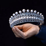 European  Crystals Wedding tiara Hair Accessory 18264