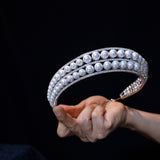 European  Crystals Wedding tiara Hair Accessory 18299