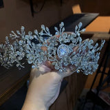 European  Crystals Wedding tiara 18249