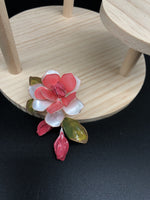 Pink&white earring