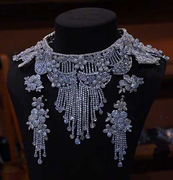 Multipurpose Necklace with earring set