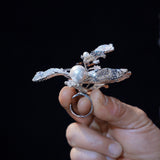 Cute zircon Girls Cocktail ring