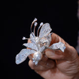 Cute zircon Girls Cocktail ring