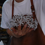 Oversize wedding tiara headpiece 17715