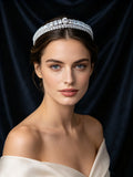 Cute CZ Zircon Crystals Wedding Tiaras Headpices