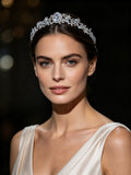 vintage Wedding Tiaras taira with tassel 17884