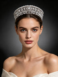 ST1-17578 Pearls Wedding Tiaras Crowns