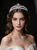 Fashion Zircon Wedding Tiaras Great Crown 18091