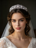 Elegant Crystal Brides Crown Headpieces 18162