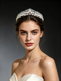 Princess Pearls&Crystals Wedding Crown Headpieces 18175
