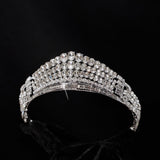 Oversize wedding tiara headpiece 18361