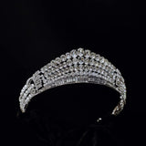 Oversize wedding tiara headpiece 18361