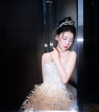 Sparkle Crystals Wedding tiara asl-0448
