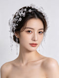 st1-17725 Rugullar Flower Brides Zircon Headbands