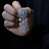 Fantastic Zircon Crystal Woman earring