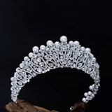 Wedding zircon crown 18380