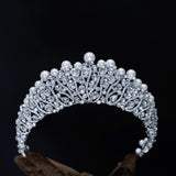 Wedding zircon crown 18380