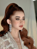 Fantastic Zircon Crystal Woman earring