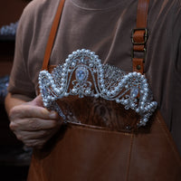 M18007 European Crystal Wedding Tiaras Headpieces