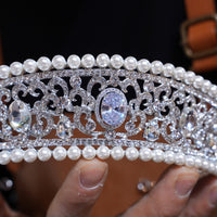 17565 European Crystal Wedding Tiaras Headpieces