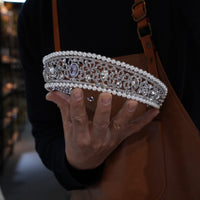 17565 European Crystal Wedding Tiaras Headpieces