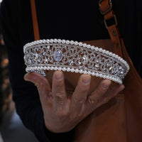 17565 European Crystal Wedding Tiaras Headpieces