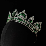 Elegant Emerald Green Zircon Wedding headbands SL0011