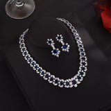 Green zircon Zircon necklace set