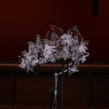 Oversize zircon headpieces 17660