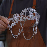 Firebrand zircon tiara 17638
