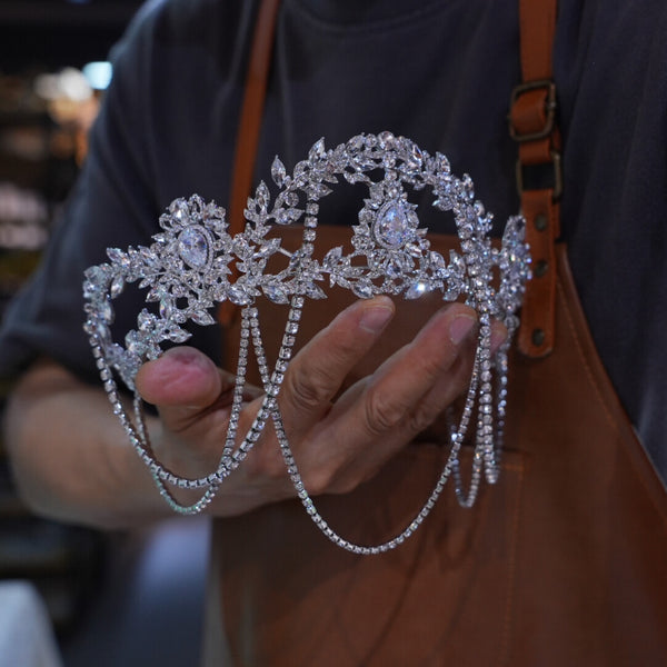 Firebrand zircon tiara 17638