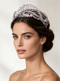 17734 Gorgeous Pearls Wedding Crown