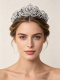 Fantastic Zircon Crystal European Wedding Crown 16791
