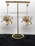 Champagne earring
