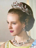 17100 European purple Crystal Wedding Tiaras Headpieces
