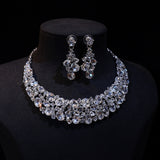 High Quality All Zircon Wedding Necklace 12150