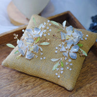 Romantic Sweet Blue Flower Brides Barrettes Hairbands