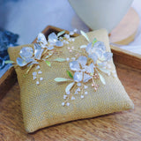 Romantic Sweet Blue Flower Brides Barrettes Hairbands