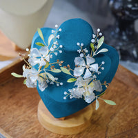 Romantic Sweet Blue Flower Brides Barrettes Hairbands