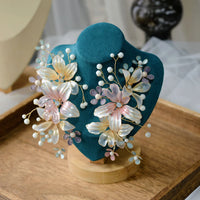 Romantic Sweet Multi Pinky Brides Barrettes Head Wear Tiaras