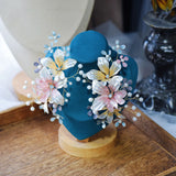 Romantic Sweet Multi Pinky Brides Barrettes Head Wear Tiaras