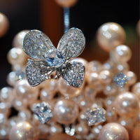 ST1-17305 Handmade Nuture Pearls Brides Crowns